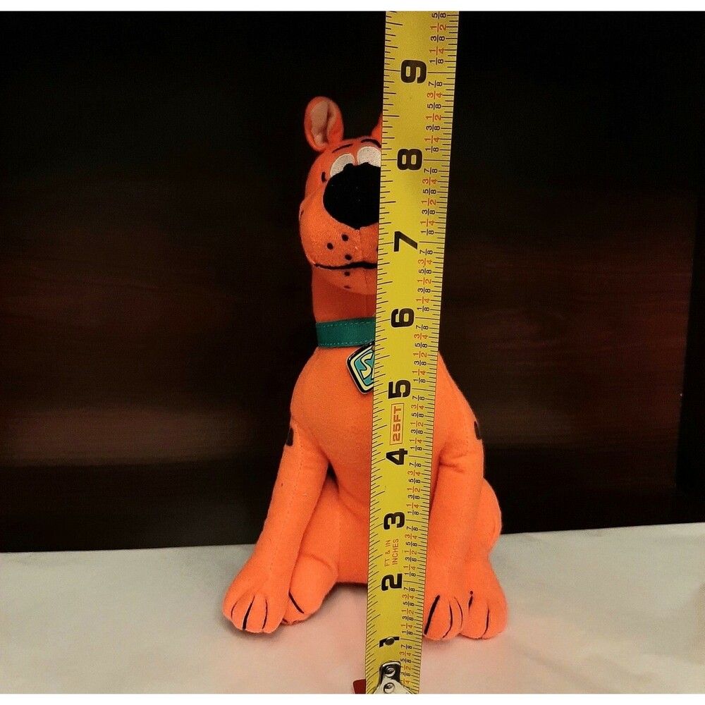 Toy Factory Scooby Doo Plush Neon Pink/Orange Stuffed Plush Toy 9" - Picture 2 of 7